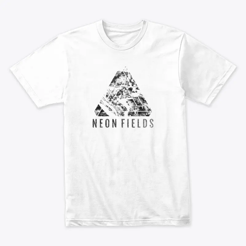 Neon Fields - Mono Distressed Inverted