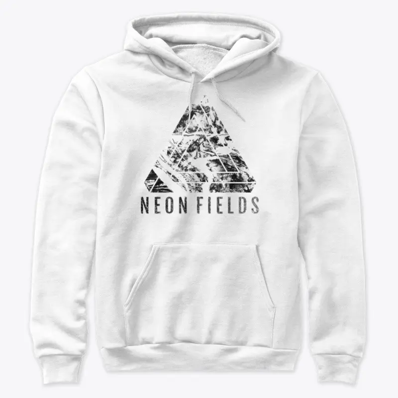 Neon Fields - Mono Distressed Inverted