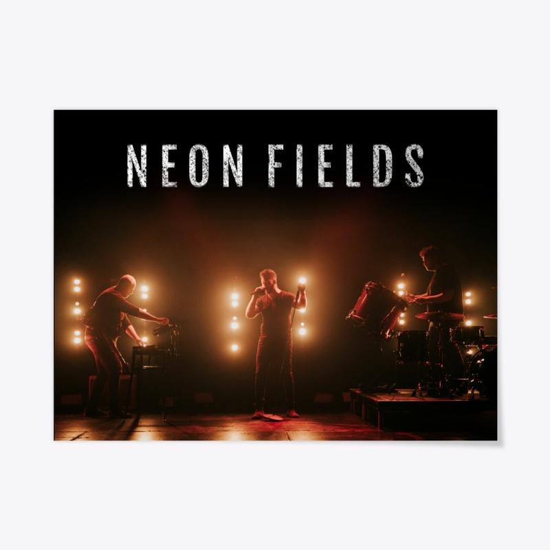 Neon Fields Poster